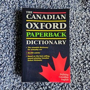 4/$20 The Canadian Oxford Paperback‎ Dictionary - 2000
